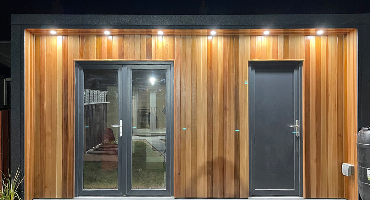 Garden Office with Storage 03